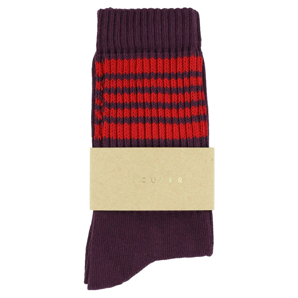 Escuyer :: Women's 5 Stripes Socks