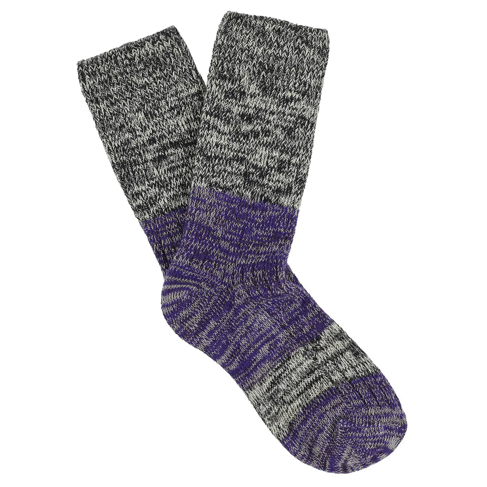 Escuyer :: Women's Melange Block Socks