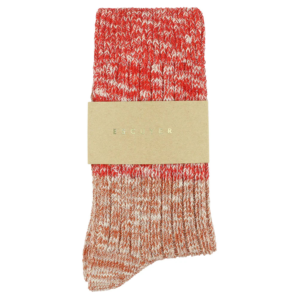 Escuyer :: Women's Melange Block Socks