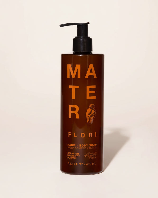 Mater Soap :: Flori Hand & Body Liquid Soap, 13.5oz