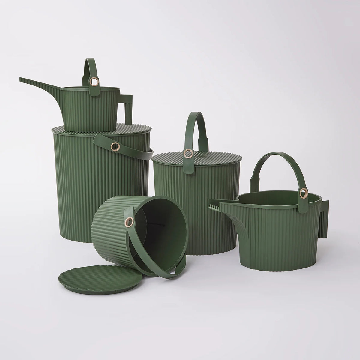 Chilewich :: Hachiman Watering Can, Large, Garden Green