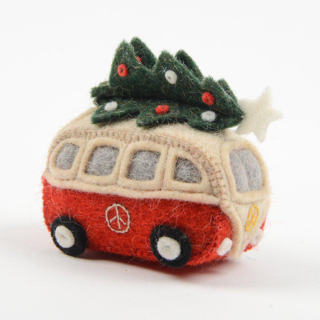 Craftspring :: Christmas Tree Bus Ornament