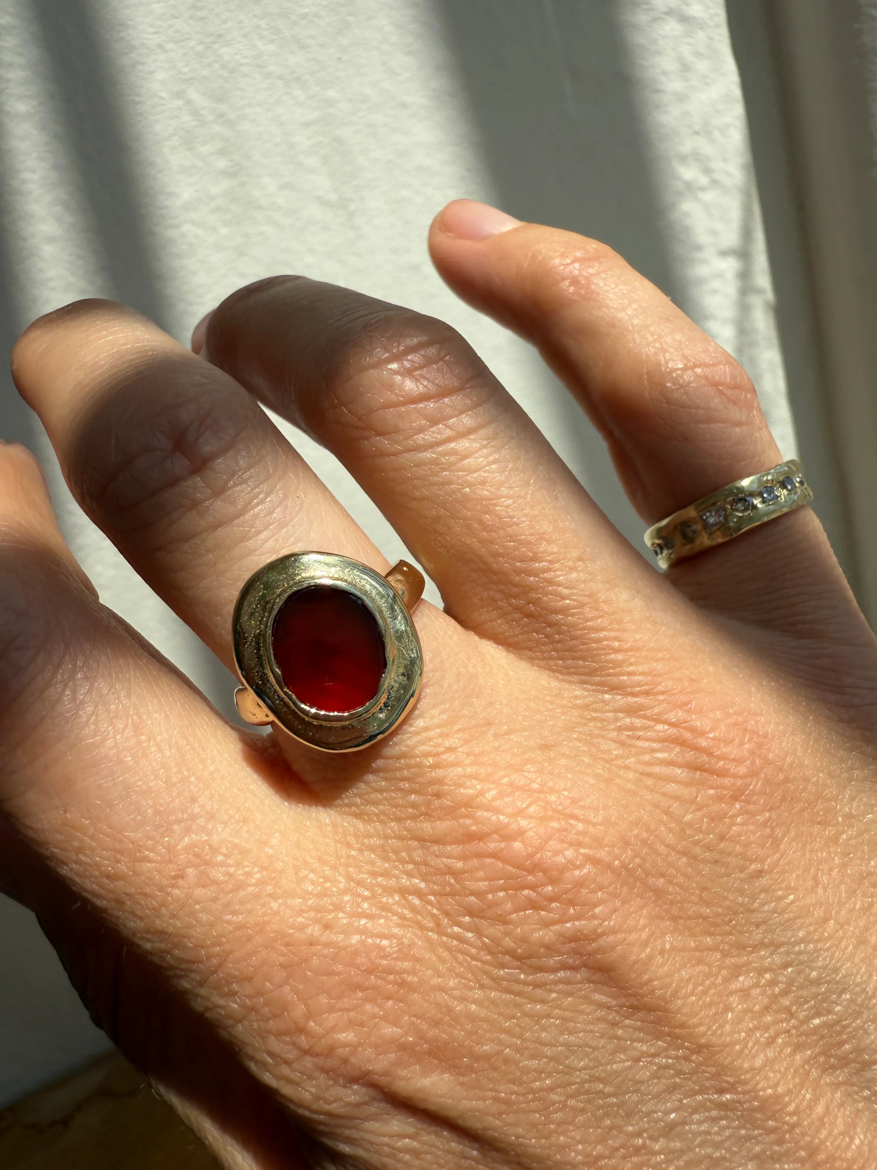 Mercurial Studio :: Sauren Ring, Carnelian