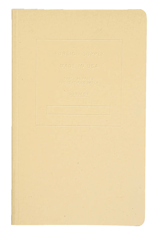 Public Supply :: Embossed 5x8 Notebook