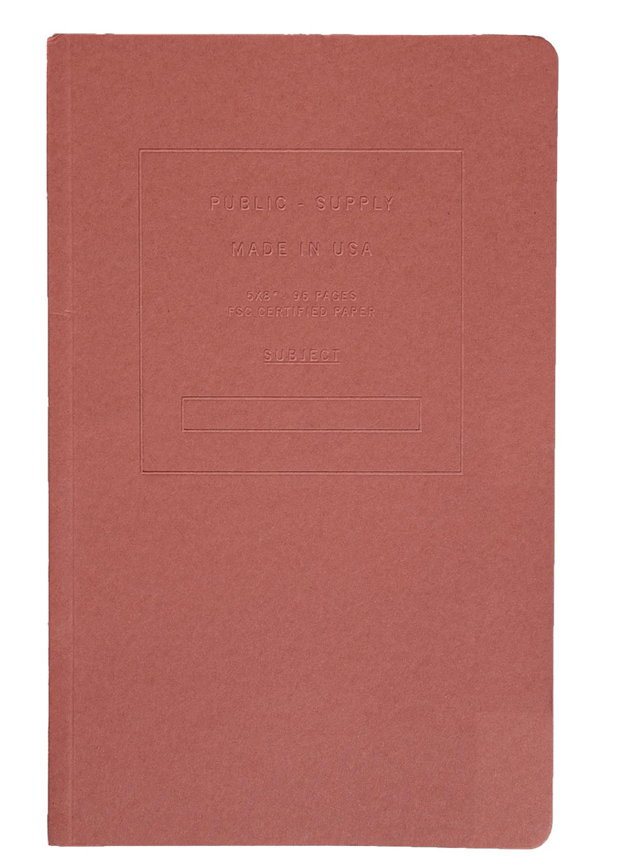 Public Supply :: Embossed 5x8 Notebook