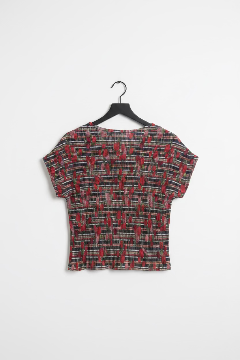 No.6 :: Nico Top, Rose Plaid