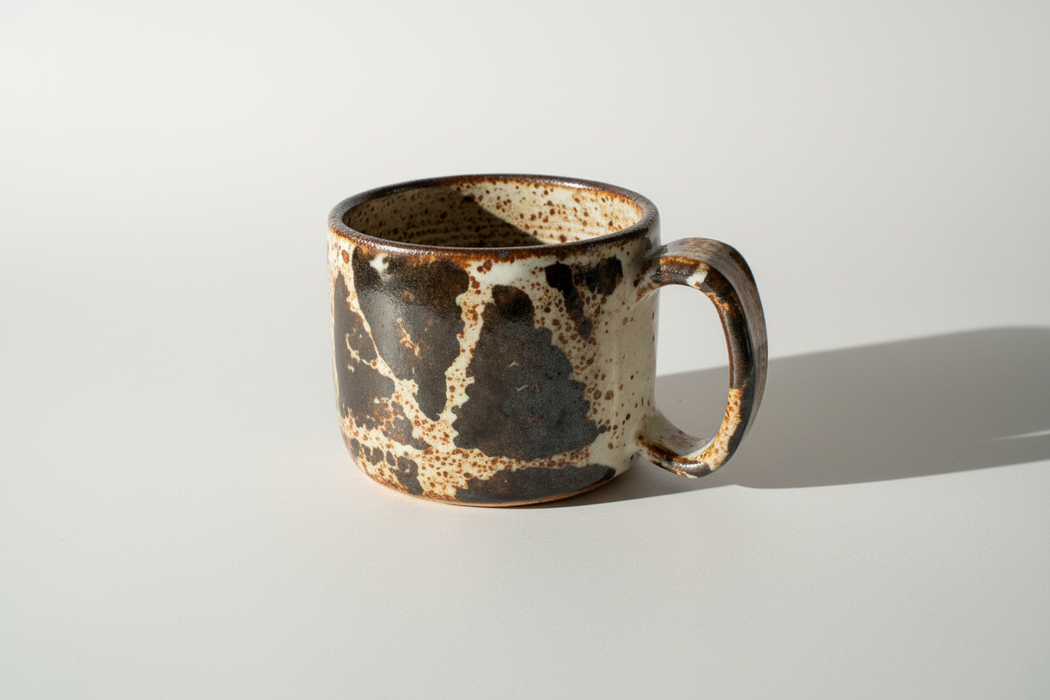 Mann Handmade :: Mug, Geometric Brown Glaze
