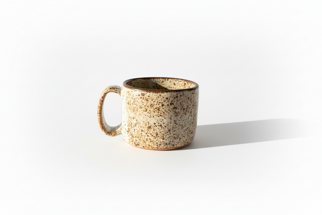 Mann Handmade :: Mug, Geometric Brown Glaze