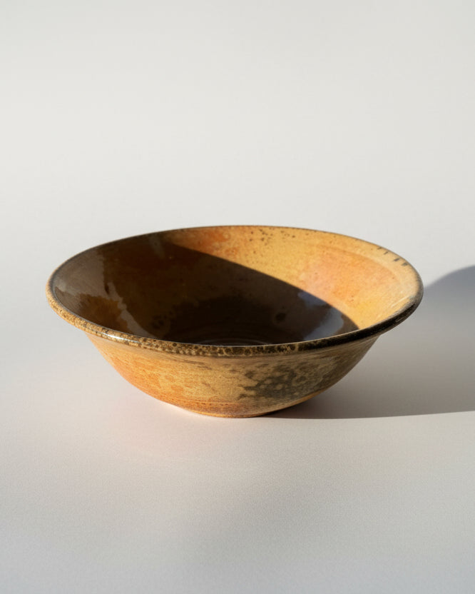 Sharon Mann :: Bowl, Peach Gloss Glaze