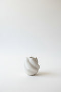 Ajay Gokhale :: Wave Vase, White, Small