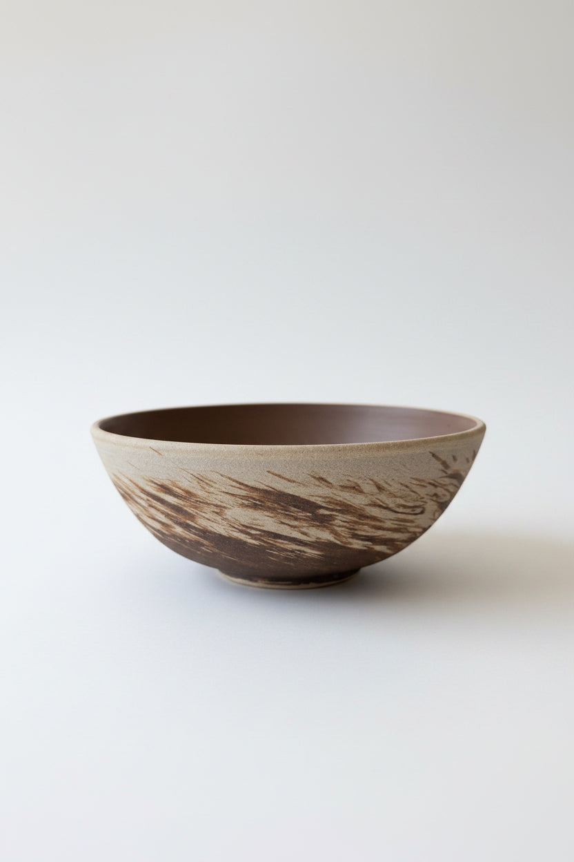 Ajay Gokhale :: Brown Brush Bowl