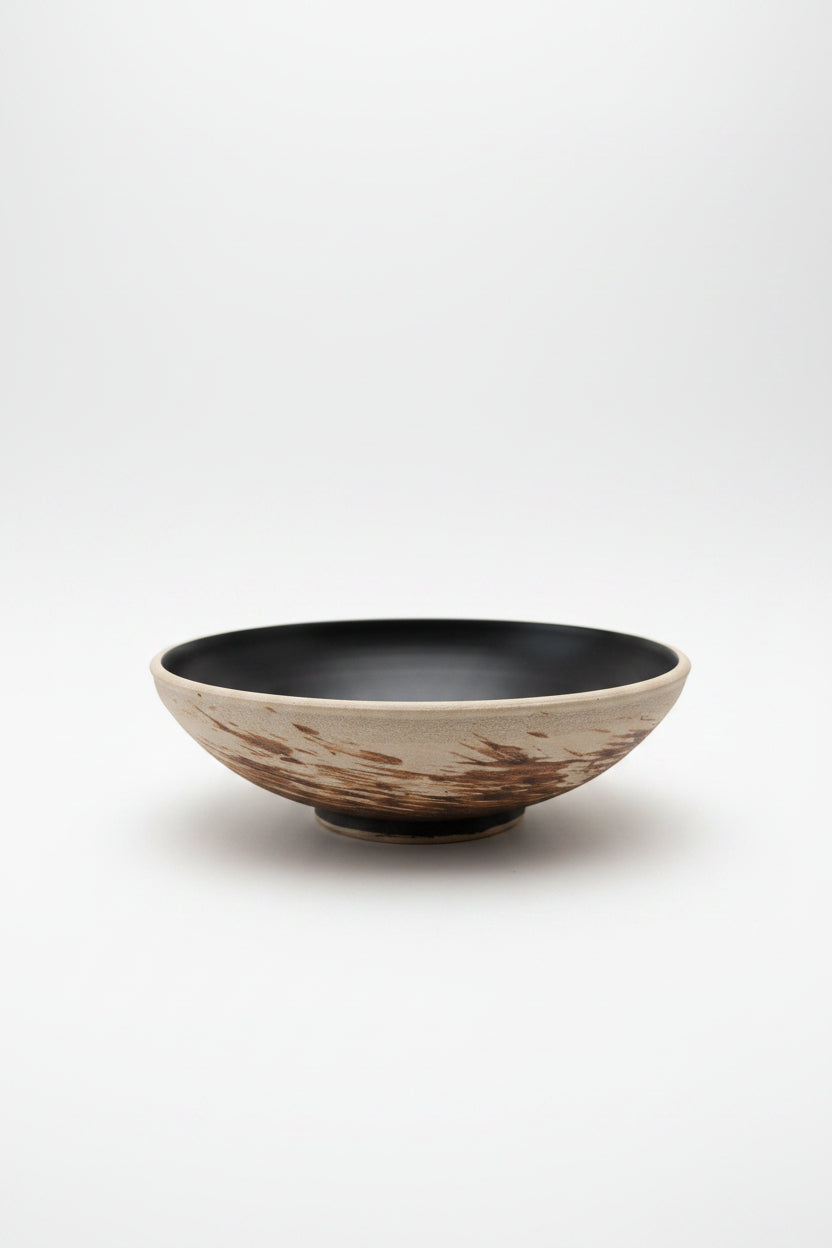 Ajay Gokhale :: Black Brush Bowl