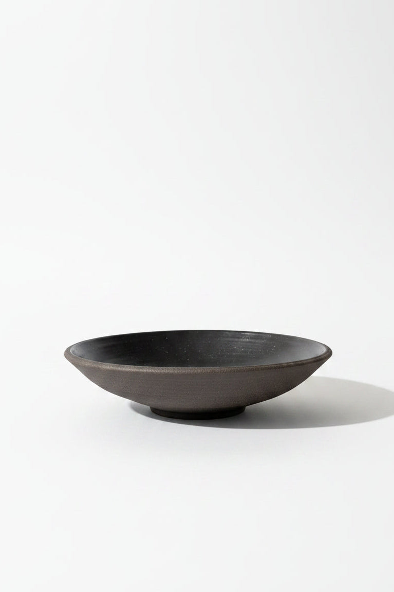 Ajay Gokhale :: Large Black Low Bowl