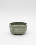 Sharon Mann :: Rice Bowl, Soft Grey Stripe Glaze