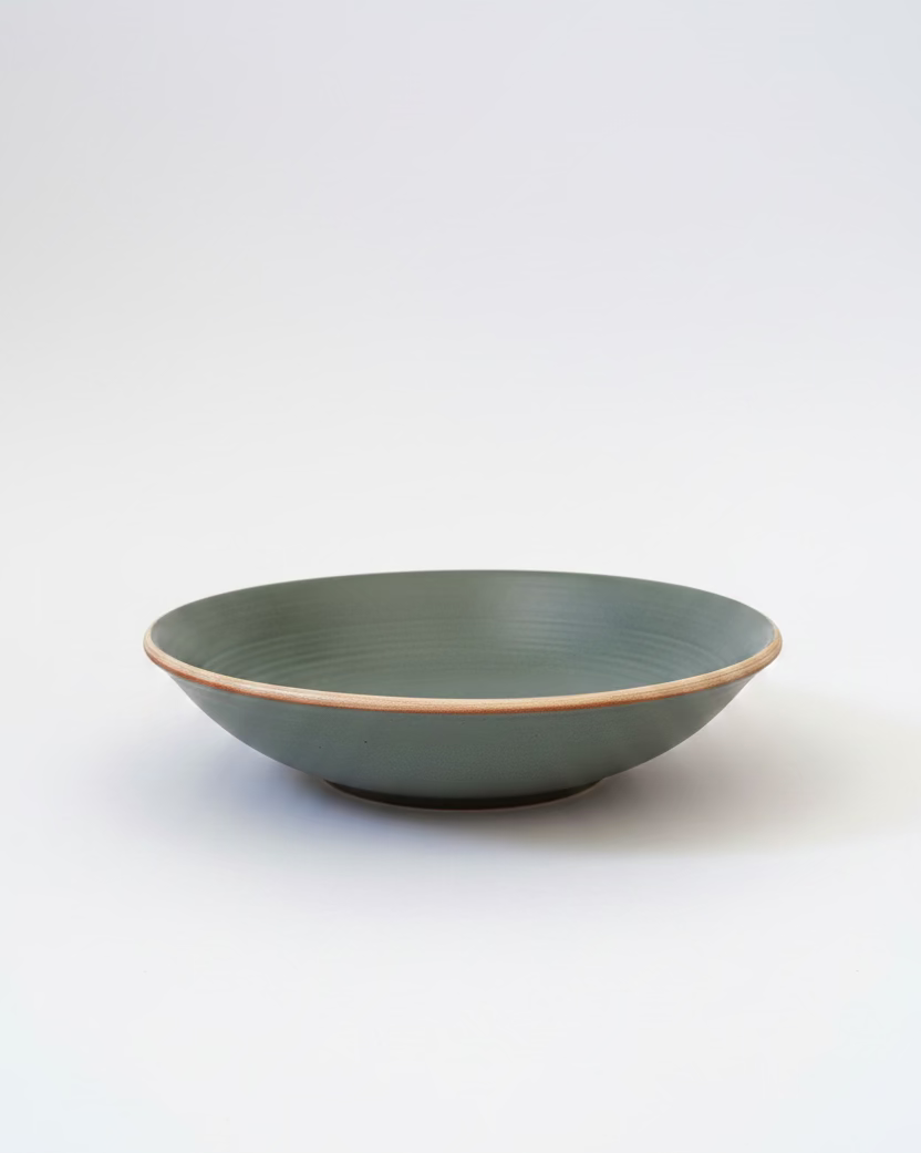Sharon Mann :: Large Serving Bowl, Sea Green