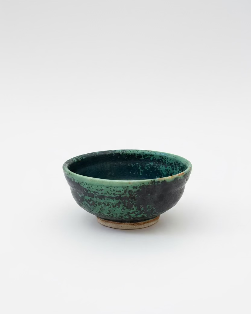 Sharon Mann :: Small Dish #2, Moss Green