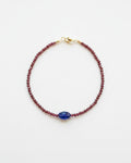 Margaret Solow :: Garnet and Sapphire Bracelet