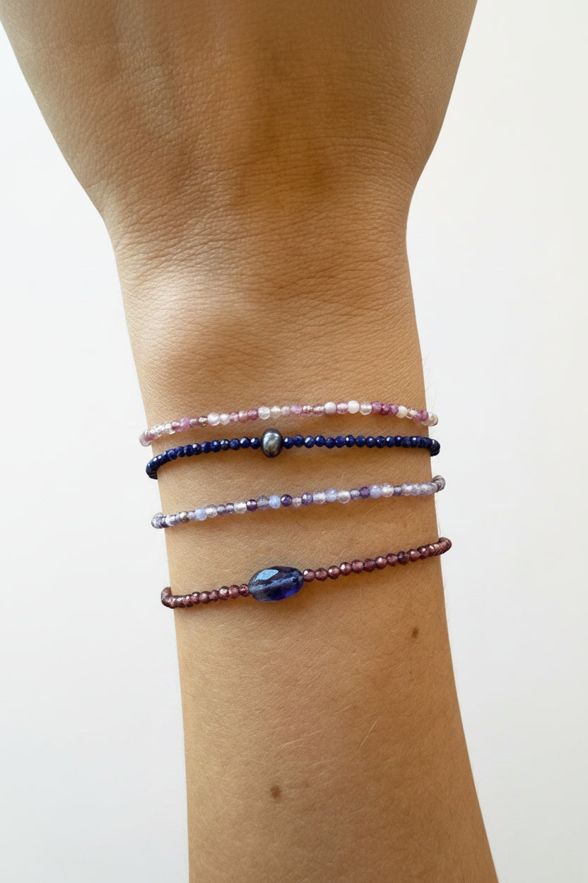 Margaret Solow :: Lapis and Pearl Bracelet
