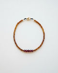 Margaret Solow :: Hessonite and Garnet Bracelet