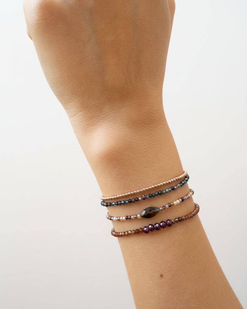 Margaret Solow :: Hessonite and Garnet Bracelet