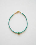 Margaret Solow :: Turquoise and Emerald Bracelet