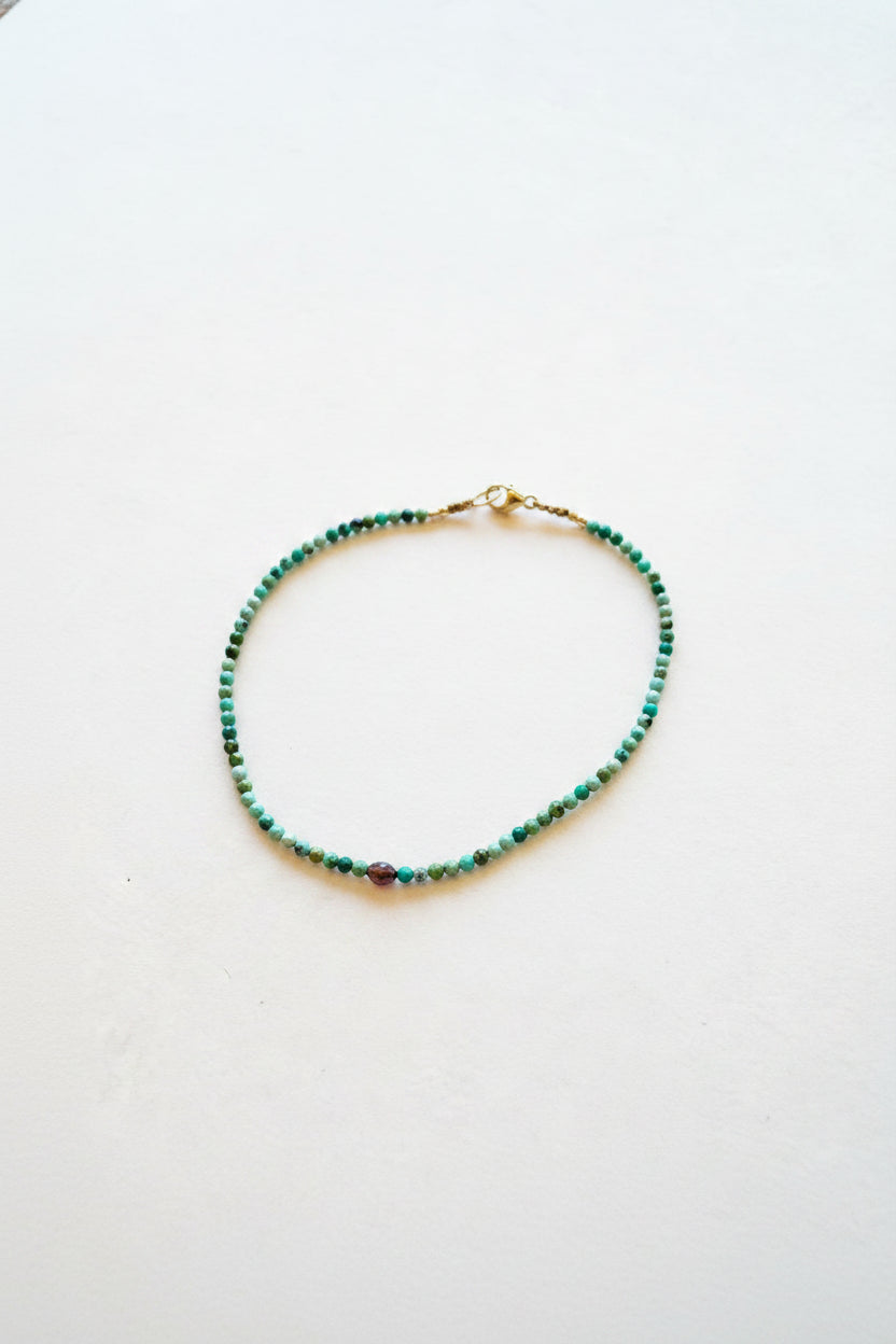 Margaret Solow :: Turquoise and Diamond Bracelet