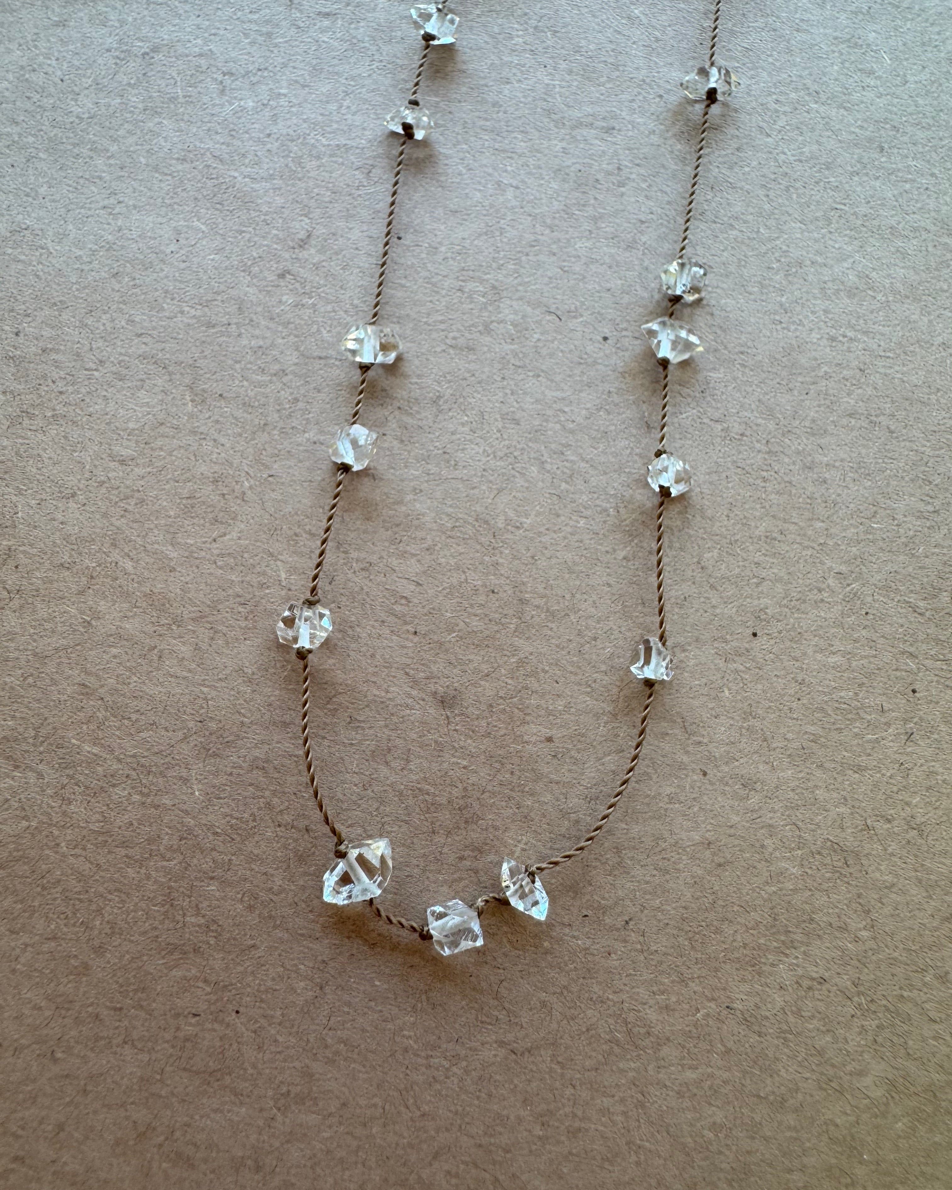 Margaret Solow :: Herkimer Diamond Necklace