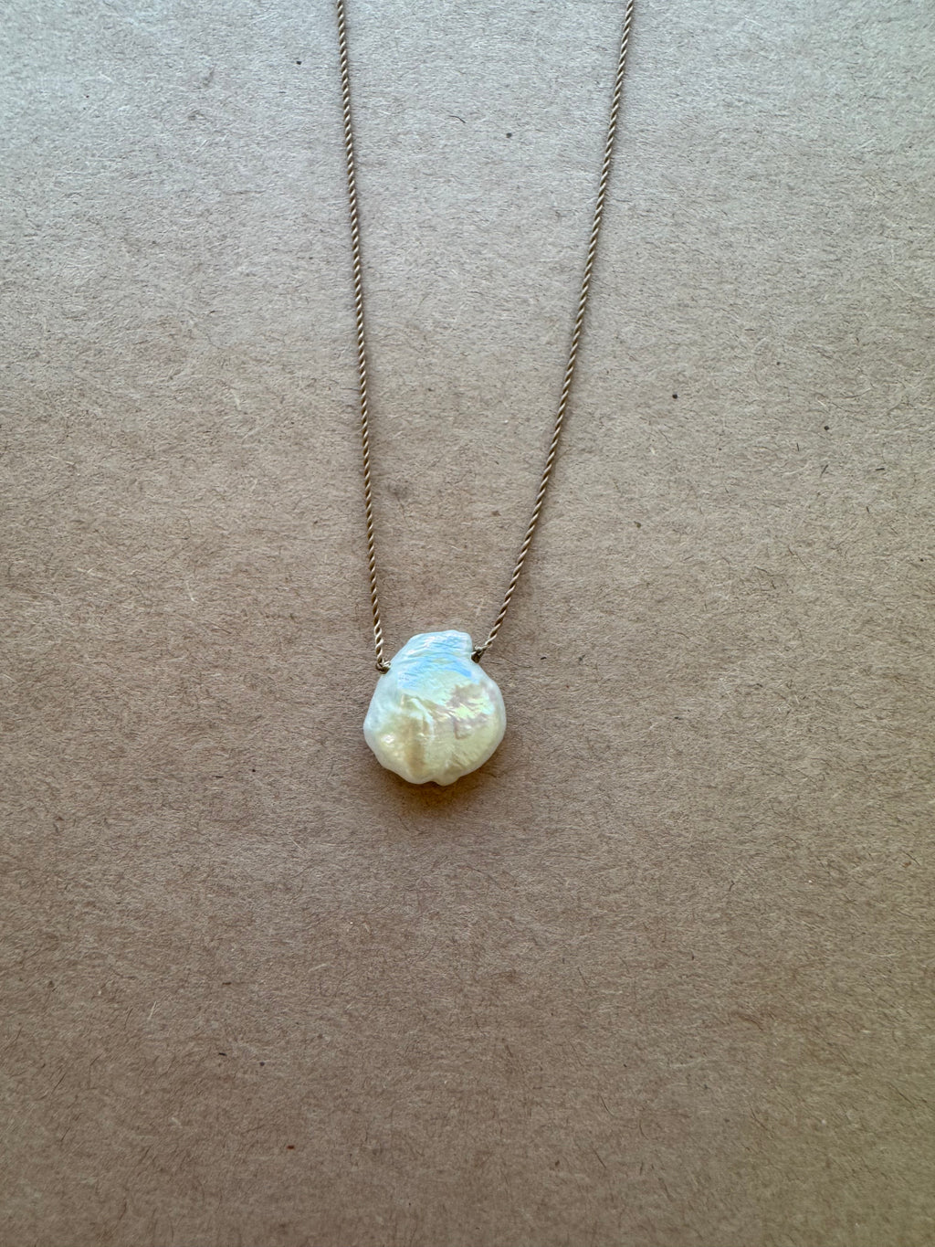 Margaret Solow :: Solitaire Pearl Necklace