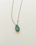 Margaret Solow :: Labradorite and Pearl Necklace