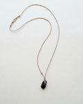 Margaret Solow :: Kyanite and Sapphire Necklace, 14kt