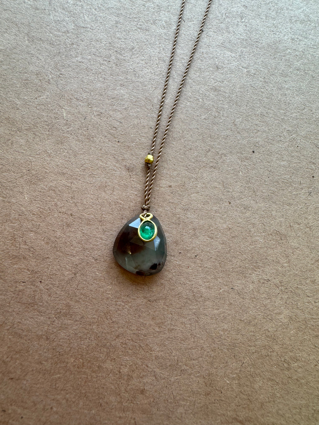 Margaret Solow :: Opal and Emerald Necklace, 18kt