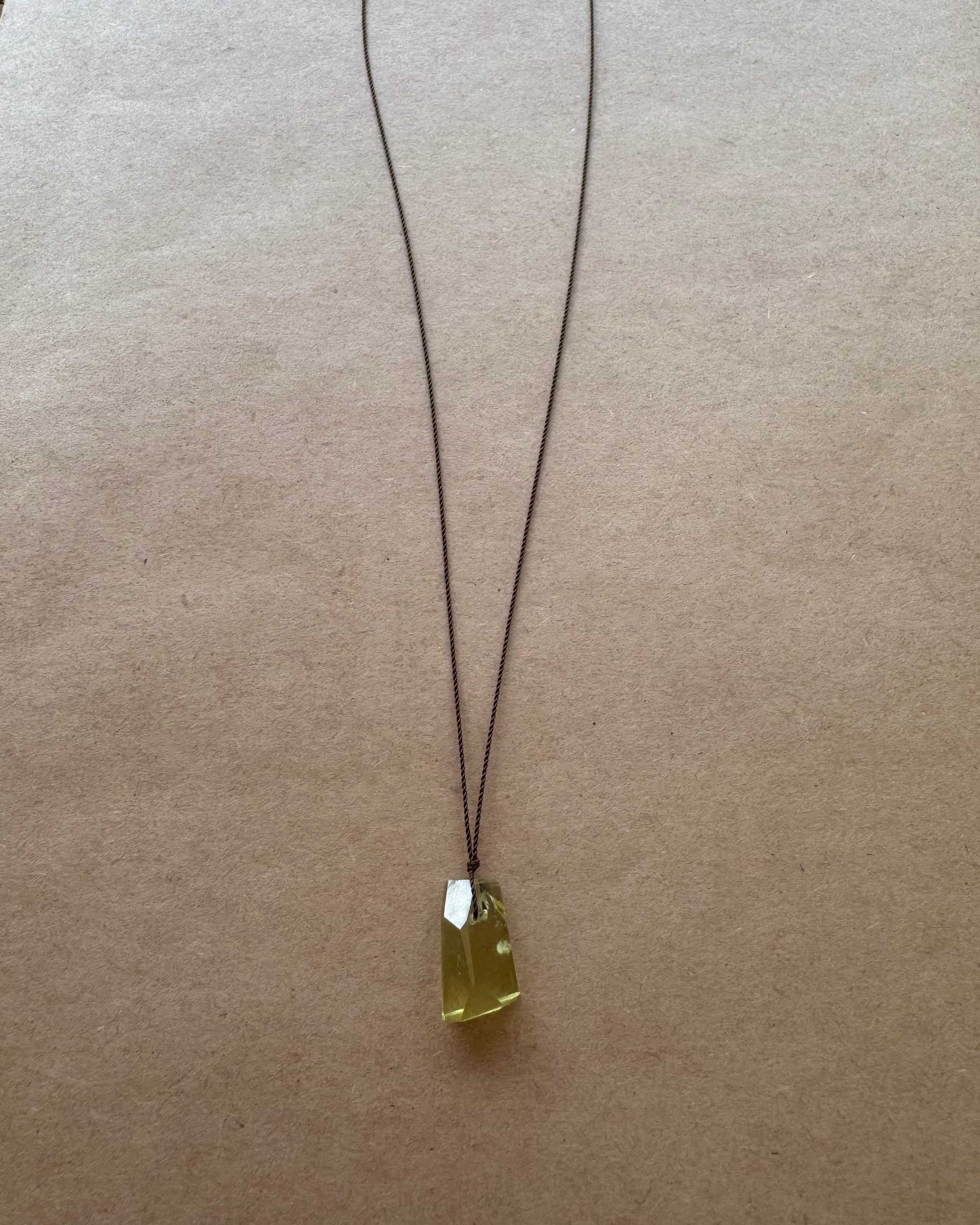 Margaret Solow :: Lemon Quartz Necklace