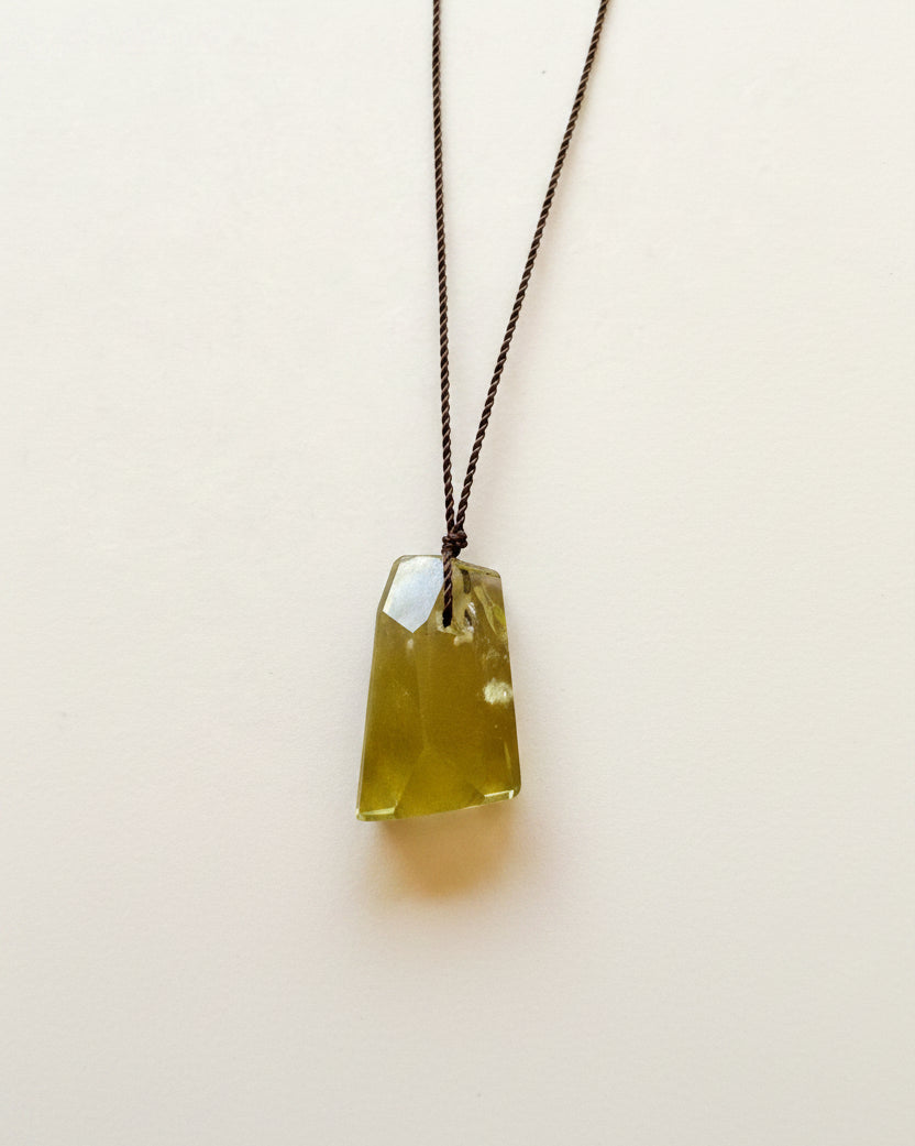 Margaret Solow :: Lemon Quartz Necklace