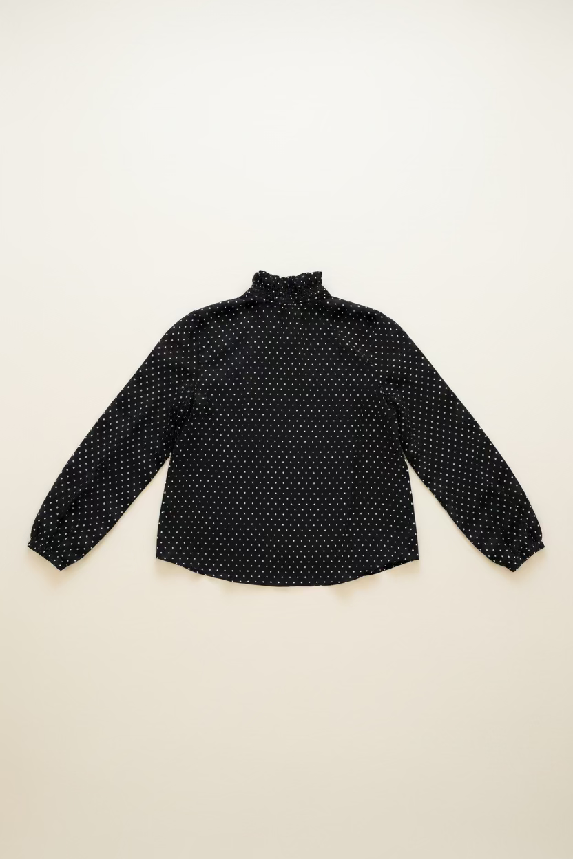 R13 :: Ruffle Collar Shrunken Shirt