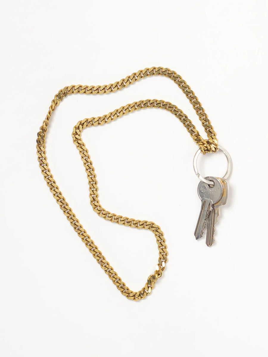 Ina Seifart :: Long Chain Keyholder, Brass