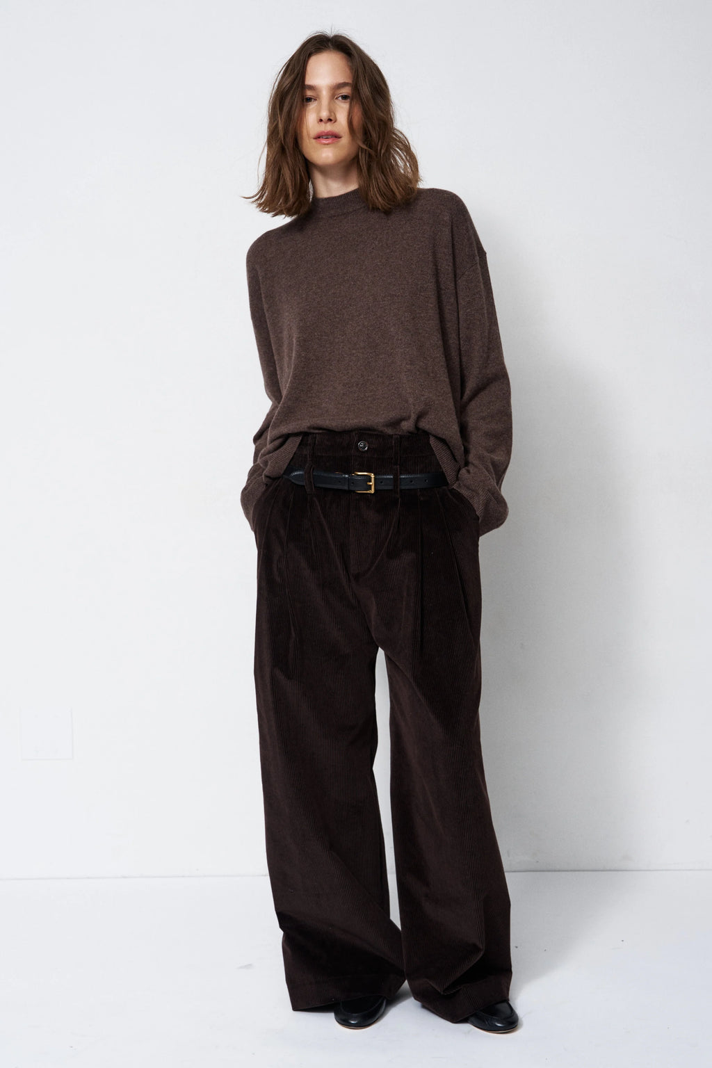 Jamie Haller :: The Boxy Mockneck, Taupe