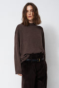 Jamie Haller :: The Boxy Mockneck, Taupe