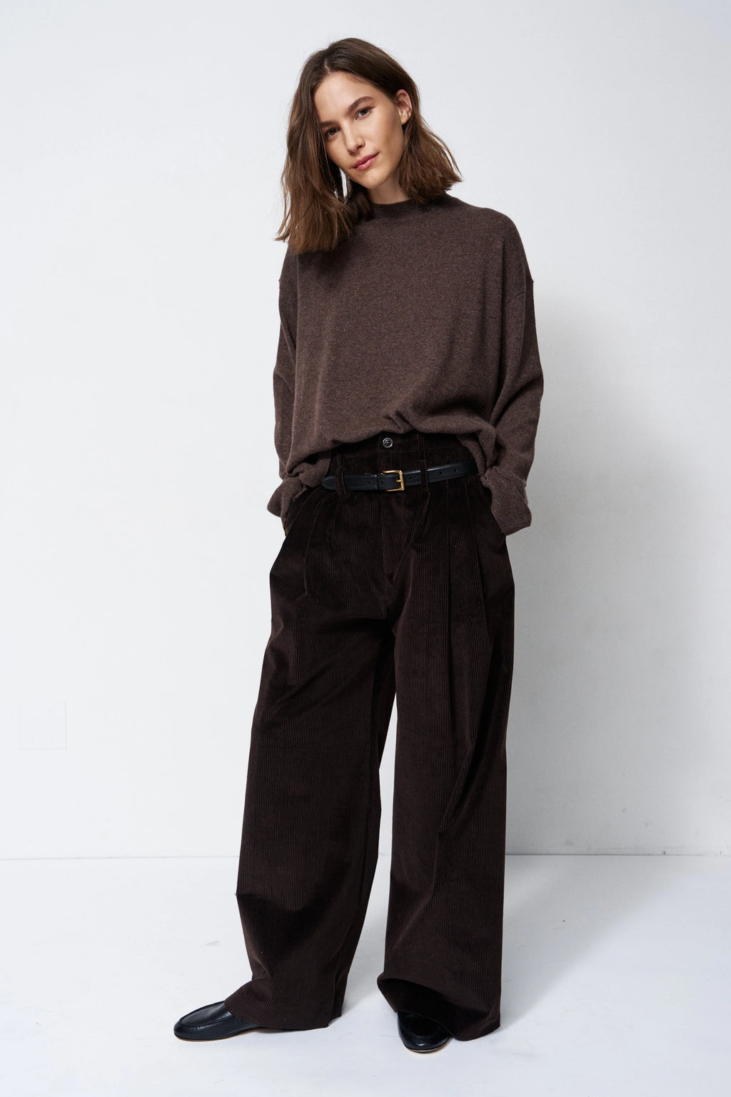 Jamie Haller :: The Boxy Mockneck, Taupe