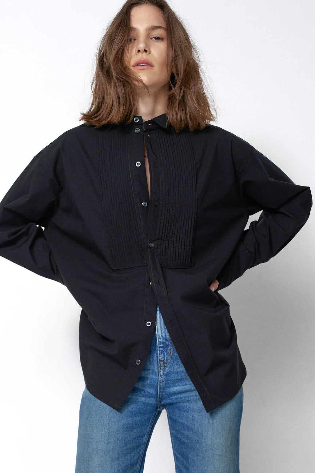 Jamie Haller :: The Tuck Shirt, Black