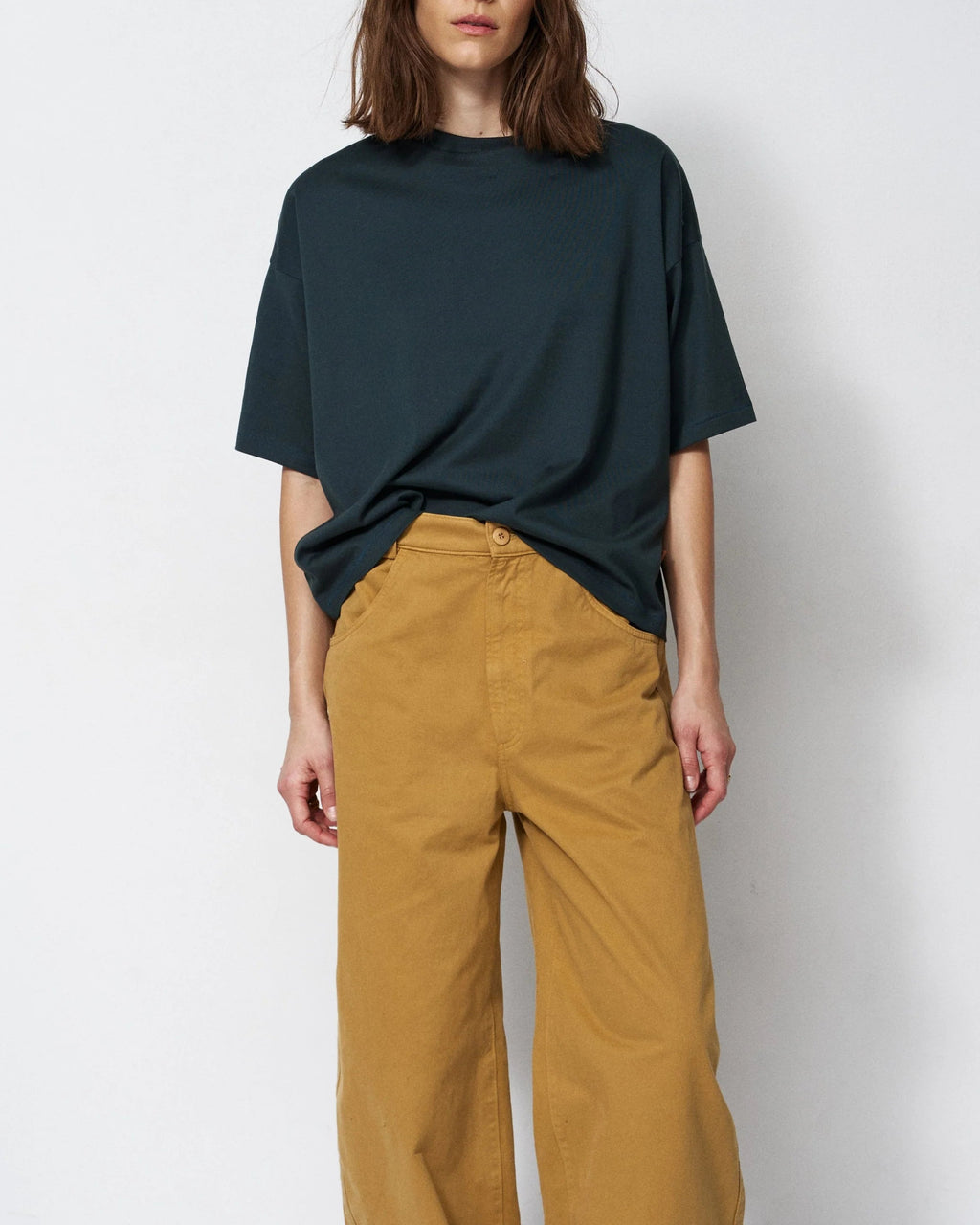 Jamie Haller :: The Draped Tee, Jade
