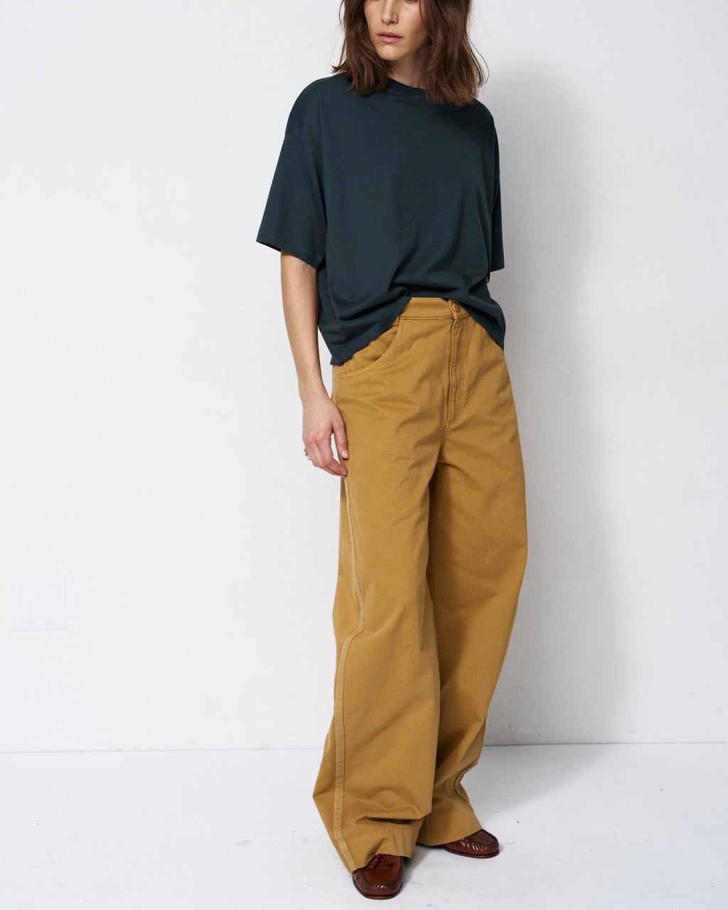 Jamie Haller :: The Draped Tee, Jade