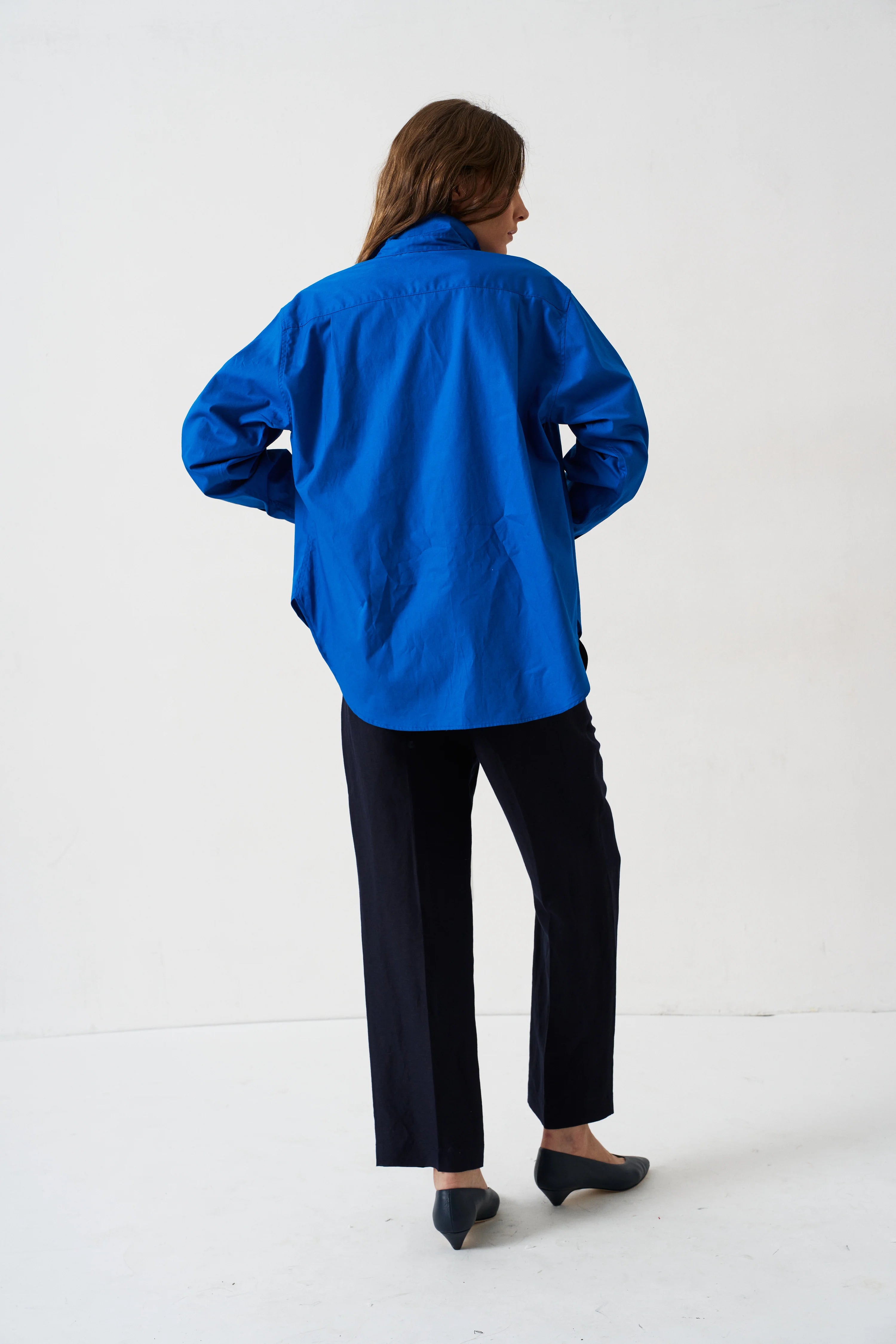 Jamie Haller :: The Logo Weekend Shirt, Royal Blue