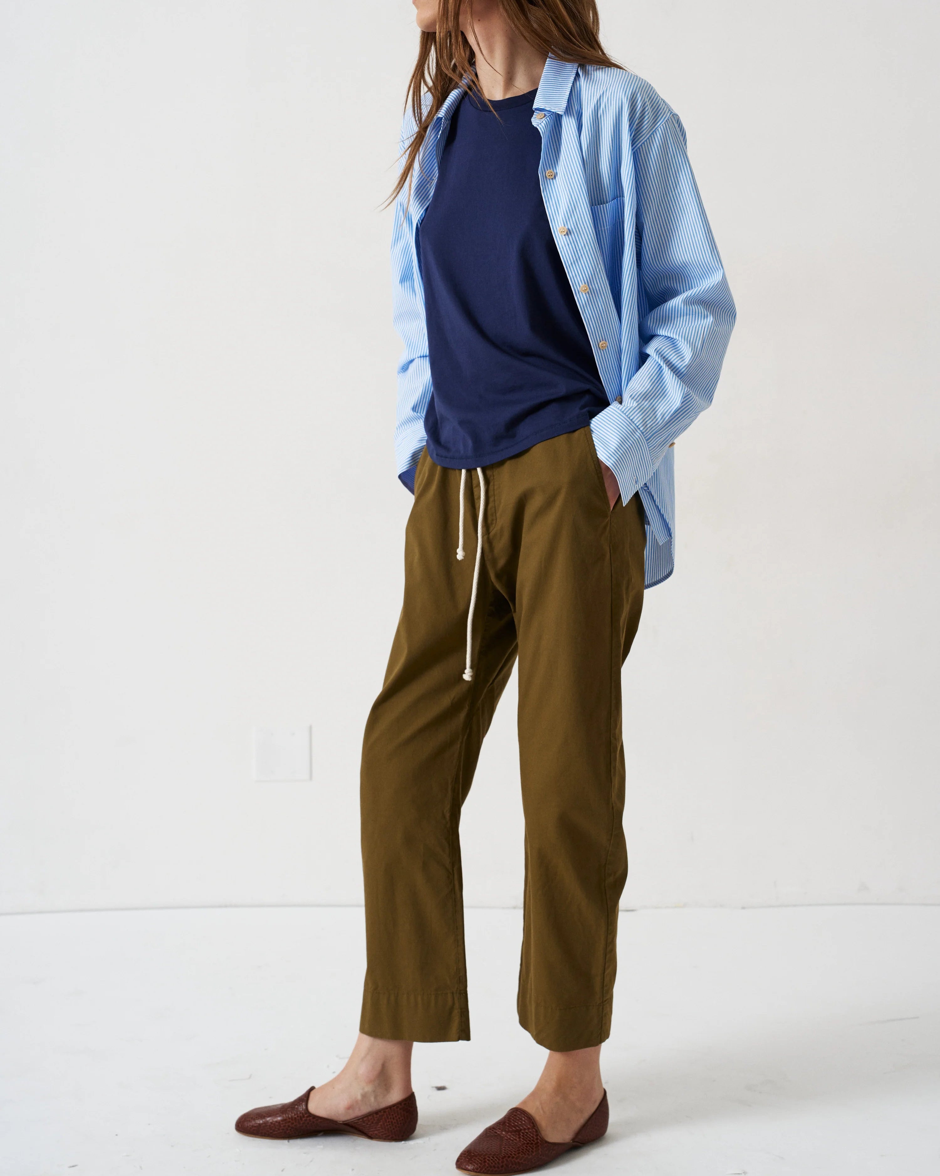 Jamie Haller :: The Rope Tie Pant, Khaki