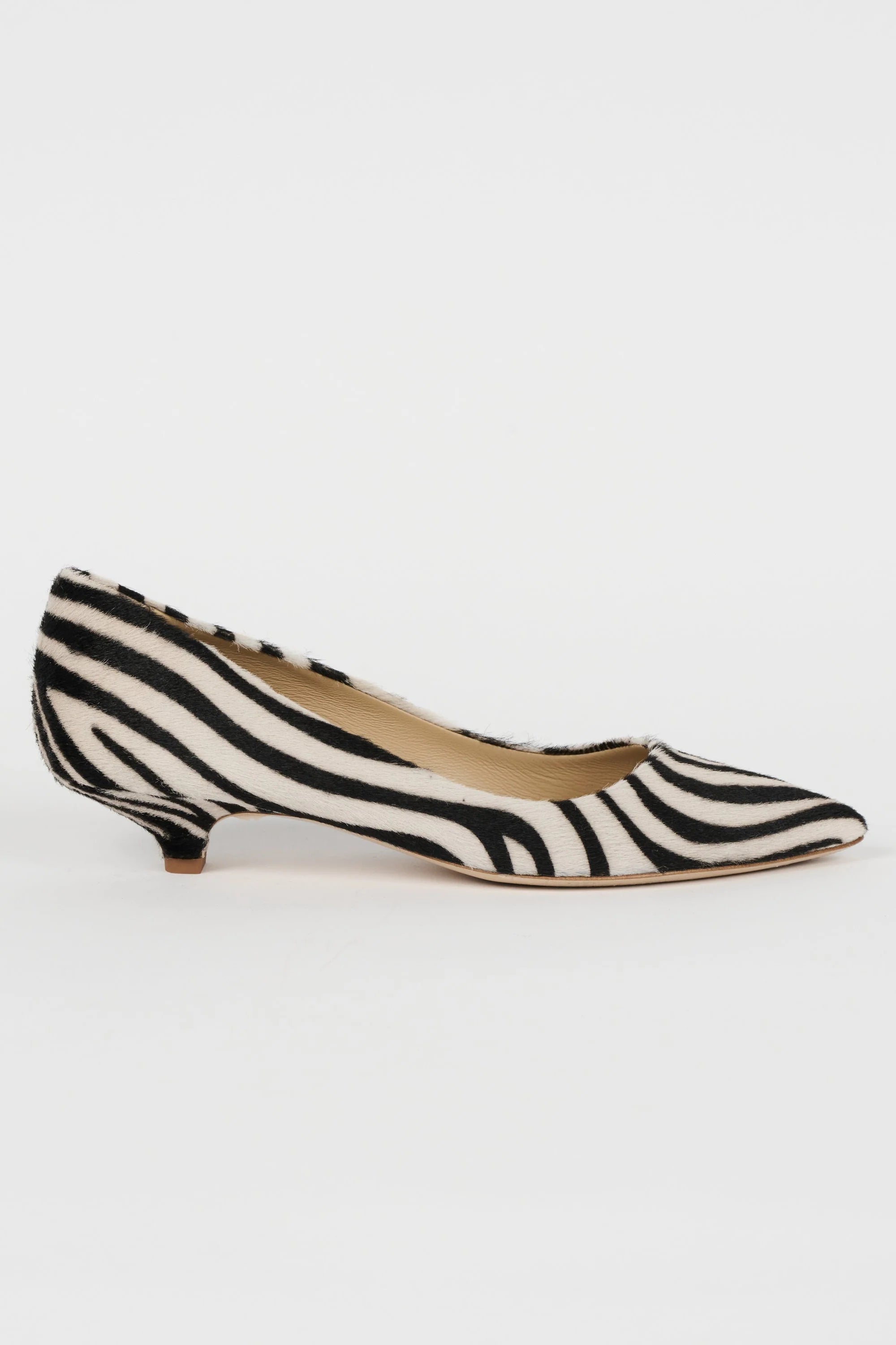 Jamie Haller :: The Kitty Point Heel, Zebra