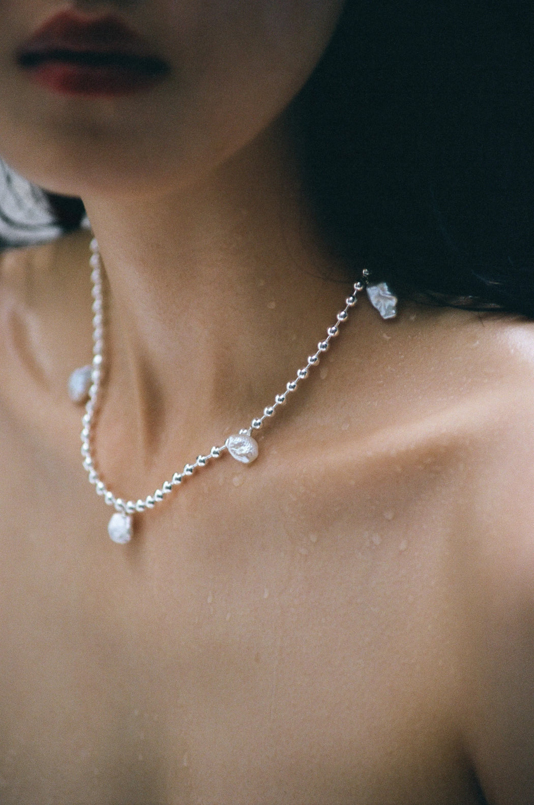 Muscles & Mussels :: Keshi Pearl Necklace