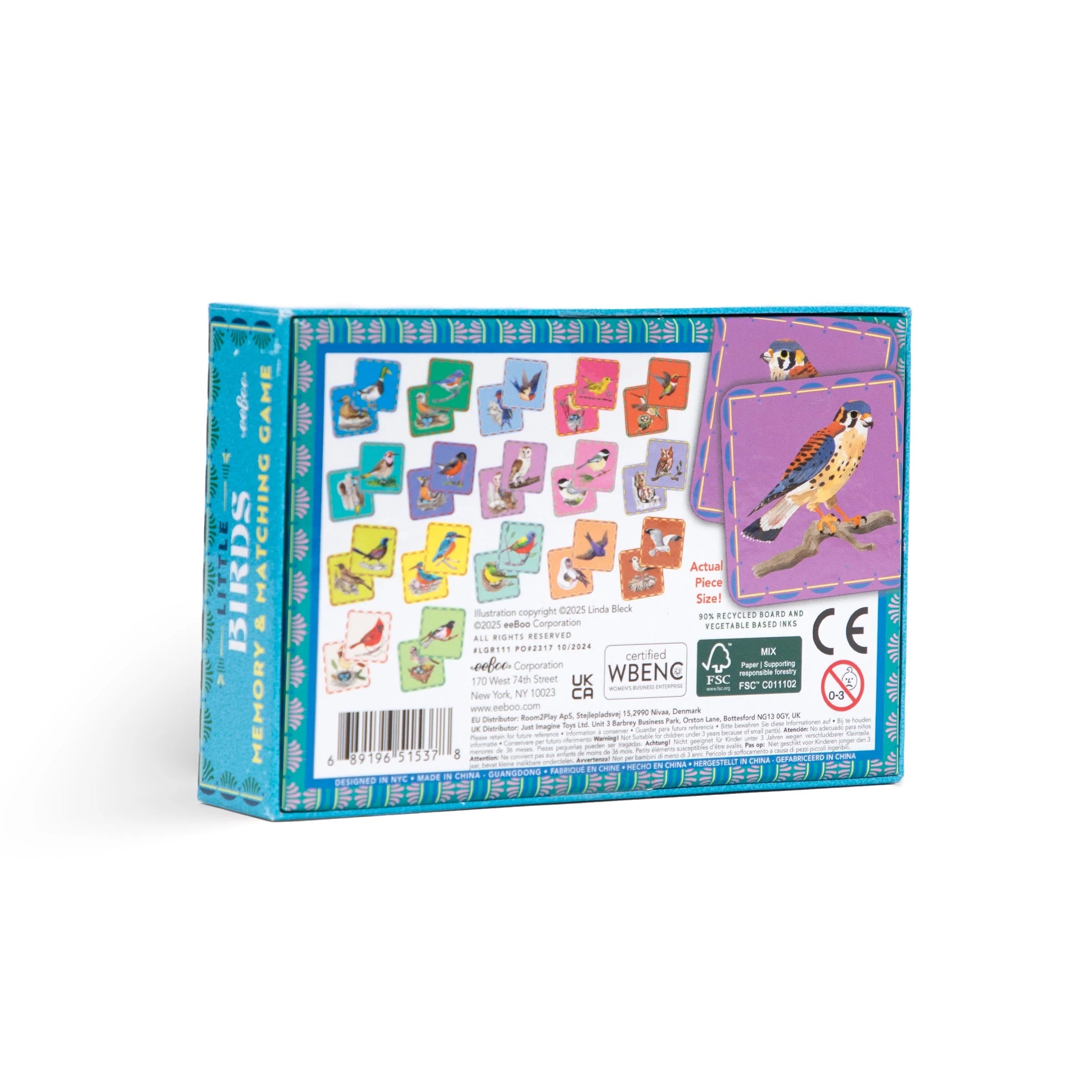 Eeboo :: Birds Little Matching Game