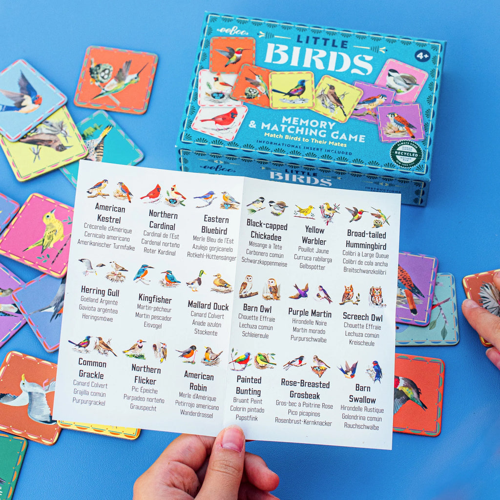 Eeboo :: Birds Little Matching Game