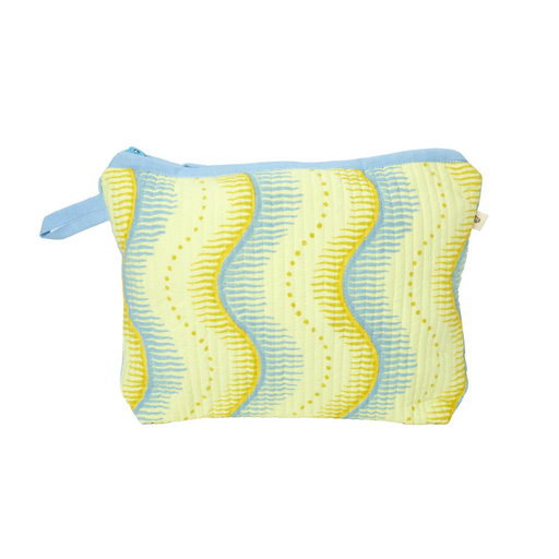 Blockshop :: Little Zipper Travel Pouch, Lemon