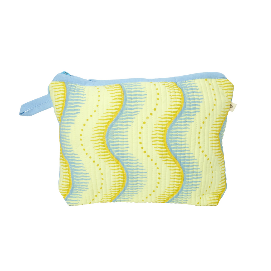 Blockshop :: Little Zipper Travel Pouch, Lemon