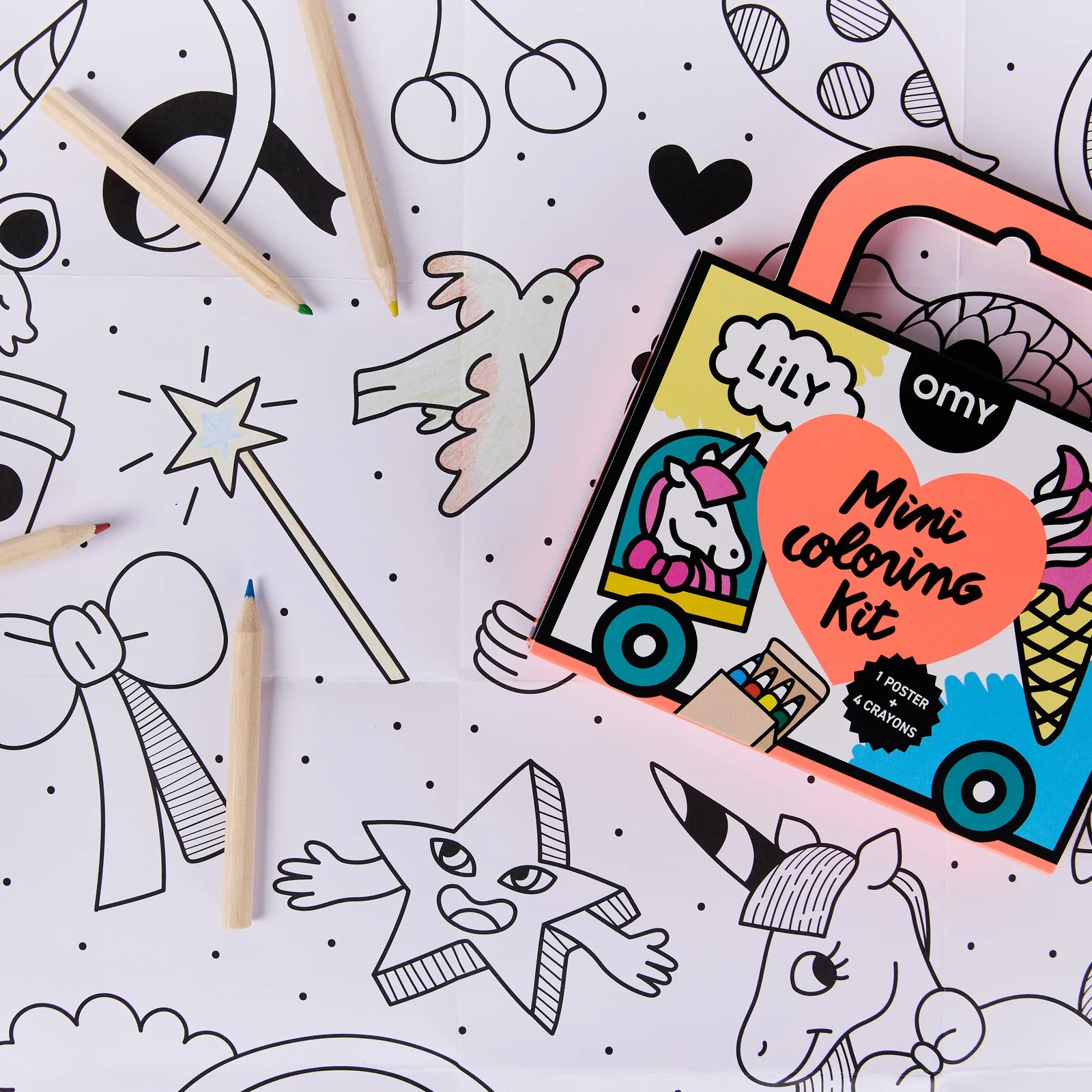 OMY :: Unicorn Pocket Coloring Kit